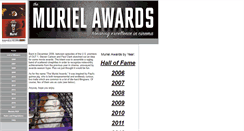 Desktop Screenshot of murielawards.org