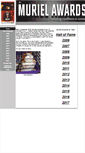 Mobile Screenshot of murielawards.org